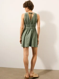 MOHITO Zielona sukienka mini miu0119towy Discount