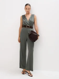 MOHITO kombinezon z modalem zielony Discount
