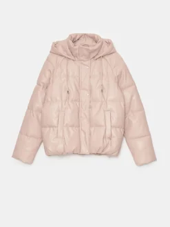 MOHITO Zimowa beżowa kurtka puffer beu017cowy Clearance
